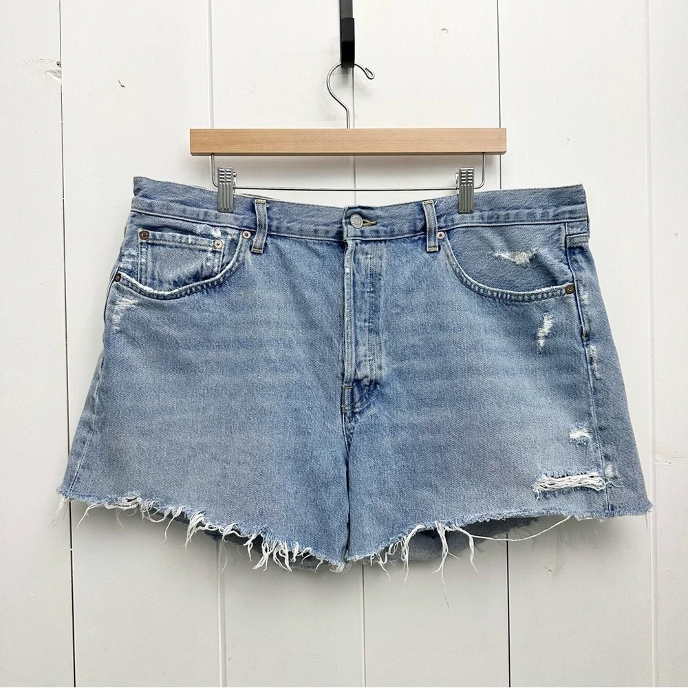 Agolde Parker Long Short In Swap Meet Size 34 - Picture 8 of 14